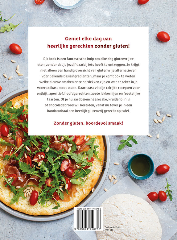 Achterkant van Lekker glutenvrij