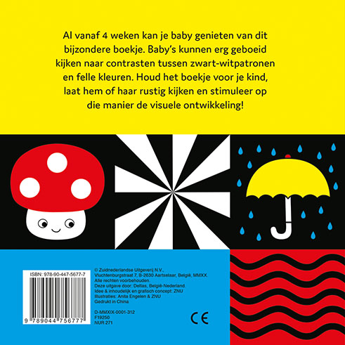 Achterkant van Baby's allereerste kijkboekje