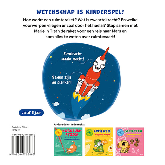 Achterkant van Ruimtevaart