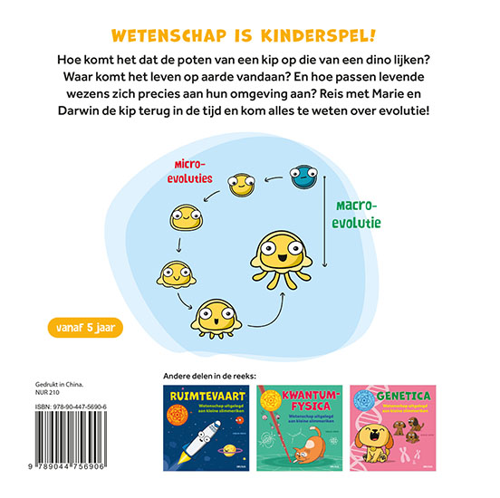 Achterkant van Evolutie