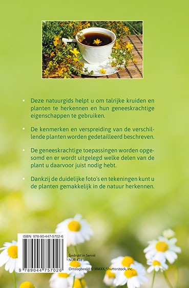 Achterkant van Veldgids - Geneeskrachtige kruiden en planten