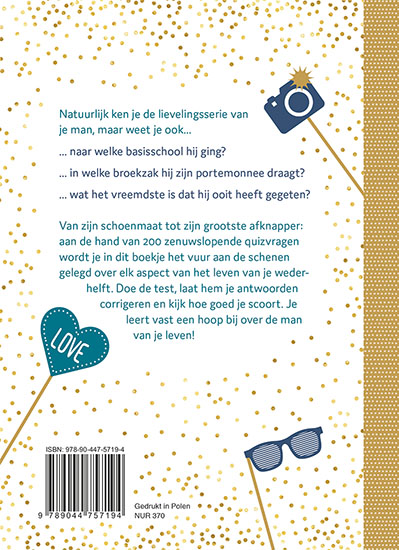 Achterkant van Hoe goed ken jij je man?