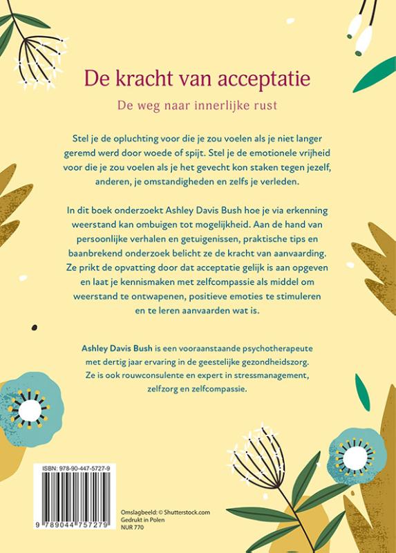 Achterkant van De kracht van acceptatie