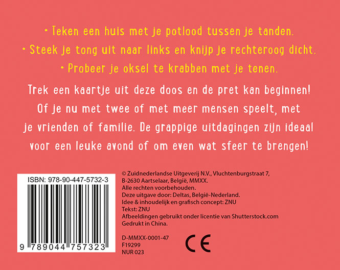 Achterkant van Doe eens gek!