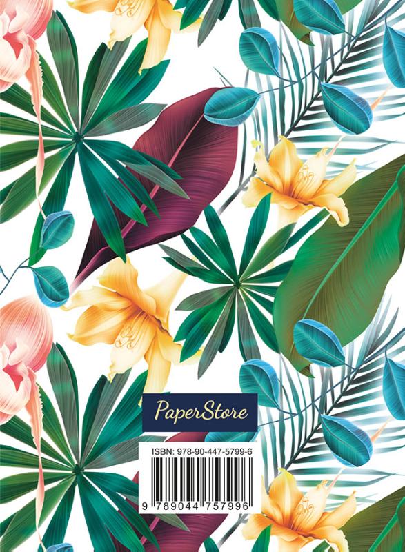 Achterkant van Adresboek (klein) - Tropical