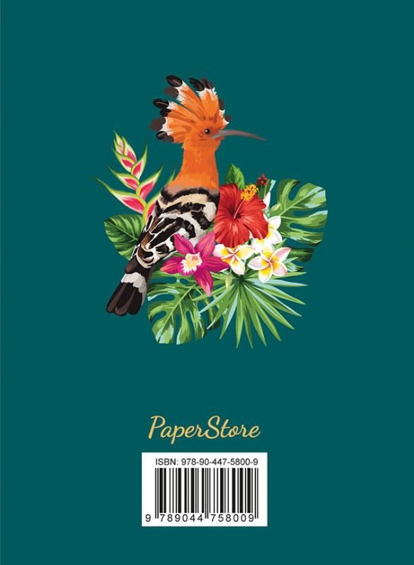 Achterkant van Adresboek (klein) - Tropical Birds