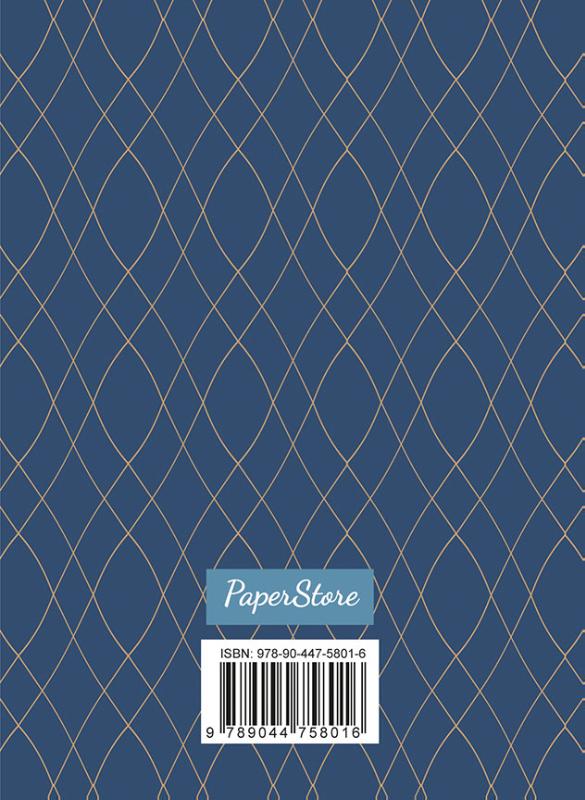 Achterkant van Adresboek (klein) - Dark Blue