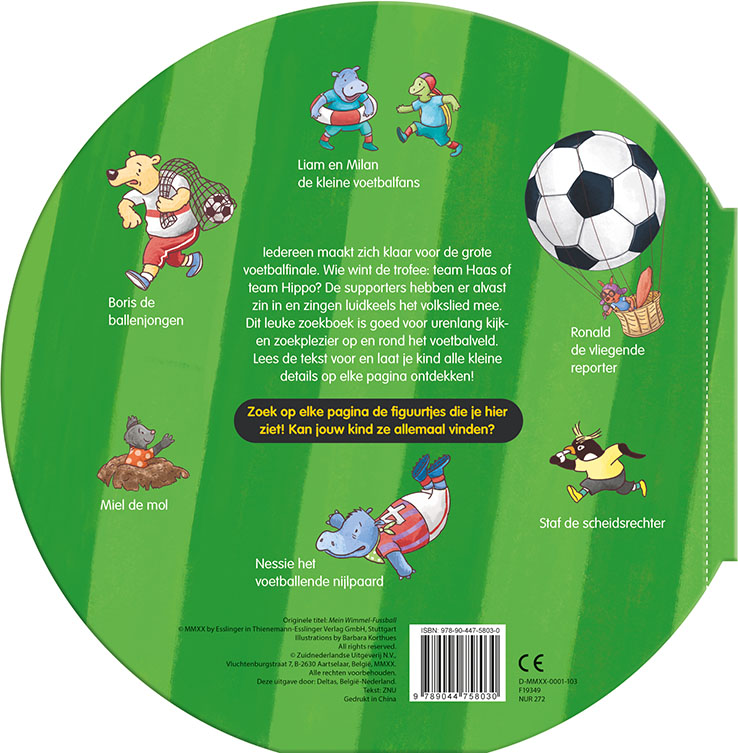 Achterkant van Mijn leukste voetbal zoekboek