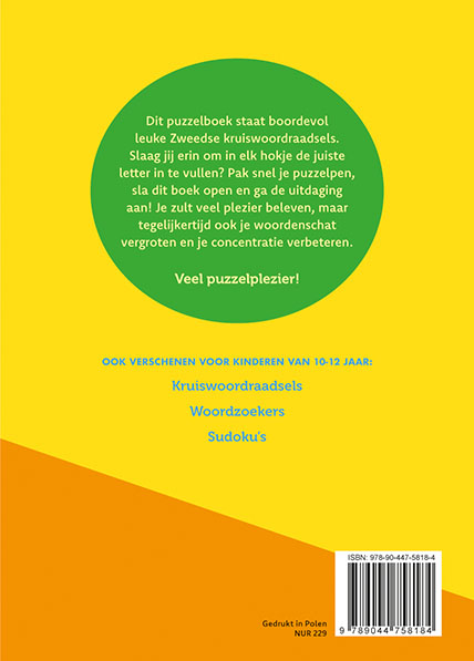 Achterkant van 10-12 jaar