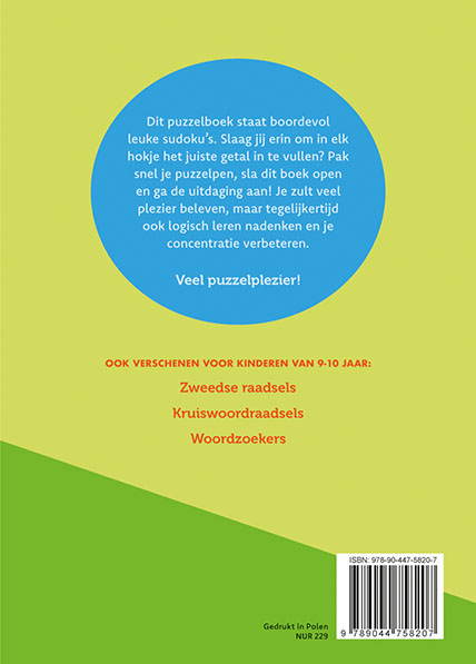 Achterkant van 9-10 jaar