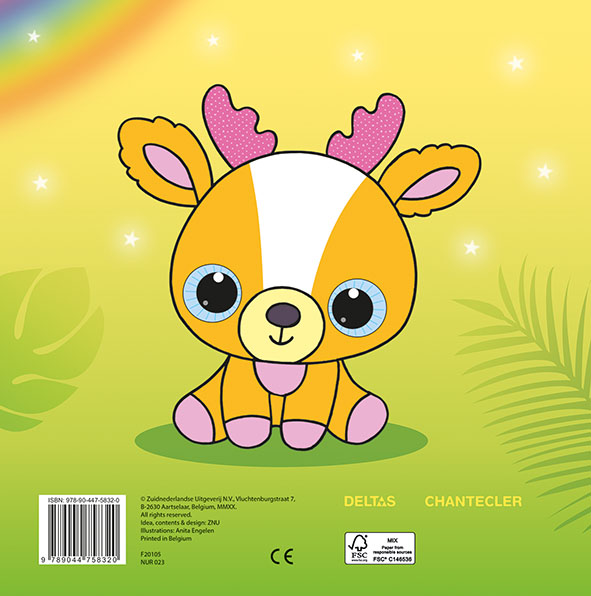 Achterkant van Knuffels Color Fun / Peluches Color Fun