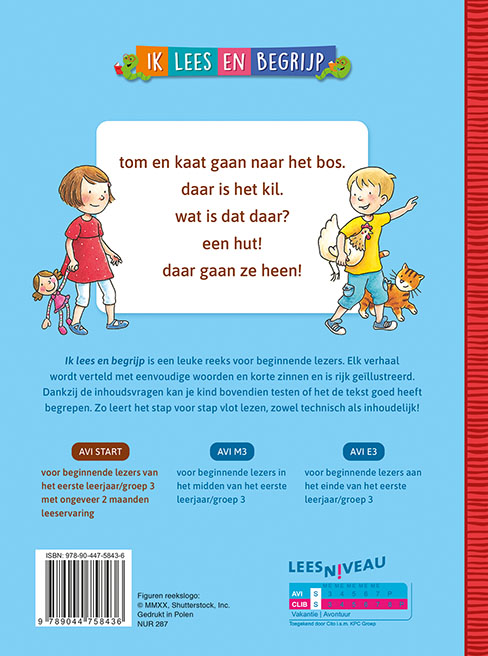 Achterkant van Een hut in het bos (AVI START / AVI 1)