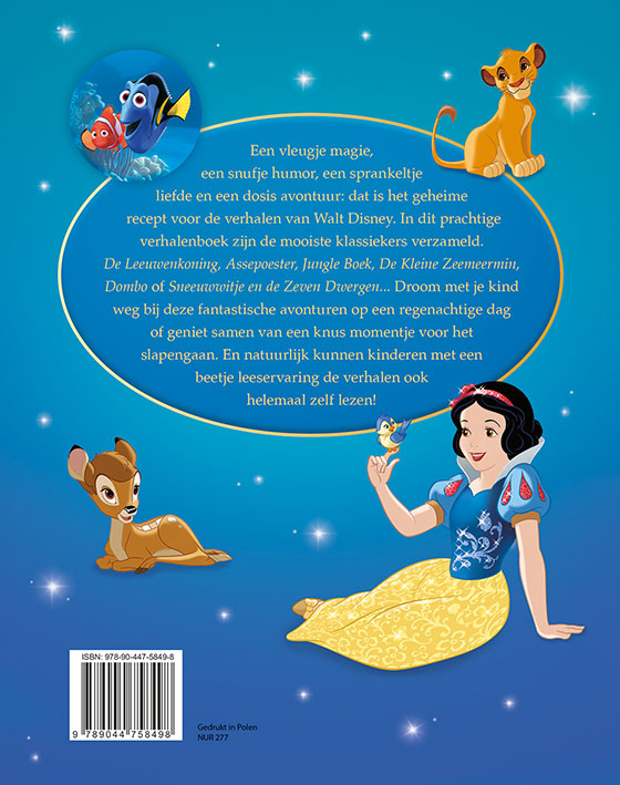 Achterkant van Disney betoverende sprookjeswereld