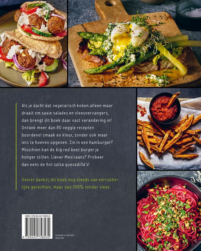 Achterkant van Verrukkelijk vegetarisch