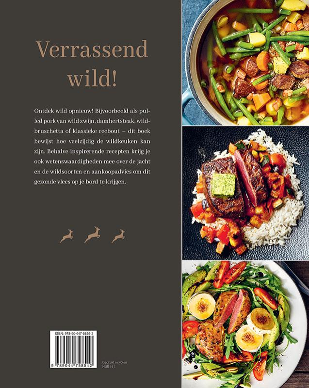 Achterkant van Lekker genieten van wild