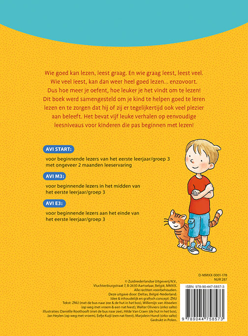 Achterkant van Leeskampioen! Ik lees al zelf