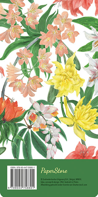 Achterkant van To do-lijst - Tropical Flowers