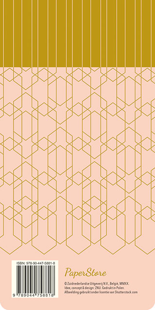 Achterkant van To do-lijst - Pink Patterns