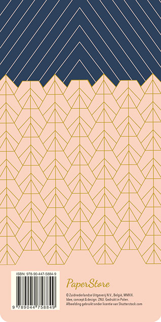 Achterkant van Boodschappenlijst - Pink Patterns