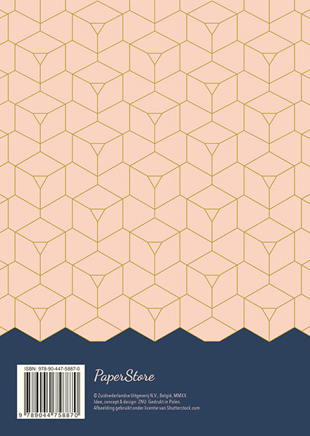 Achterkant van Dagplanner - Pink Patterns