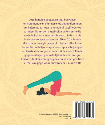 Achterkant van Basisboek Yoga