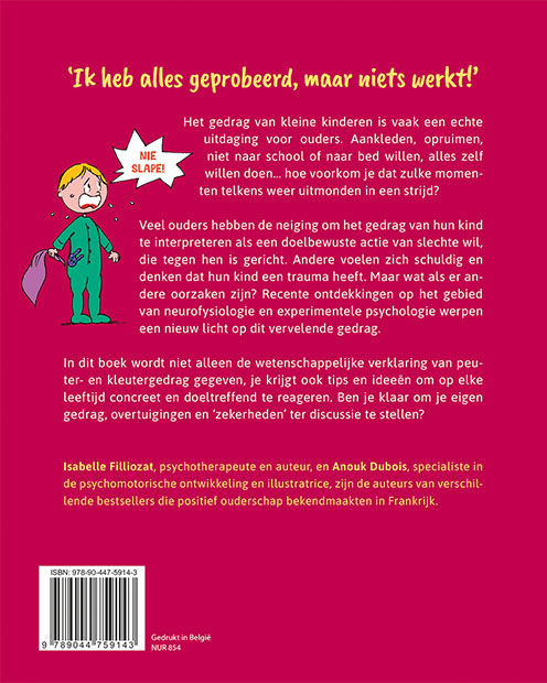 Achterkant van De complete peuters en kleuters survivalgids voor ouders