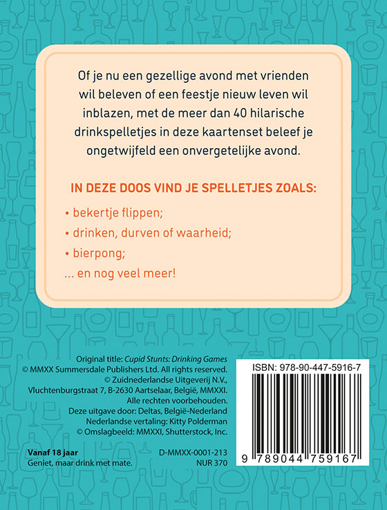Achterkant van Drinkspelletjes