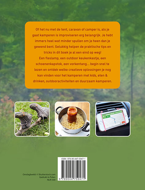 Achterkant van Camping & outdoor - tips & tricks