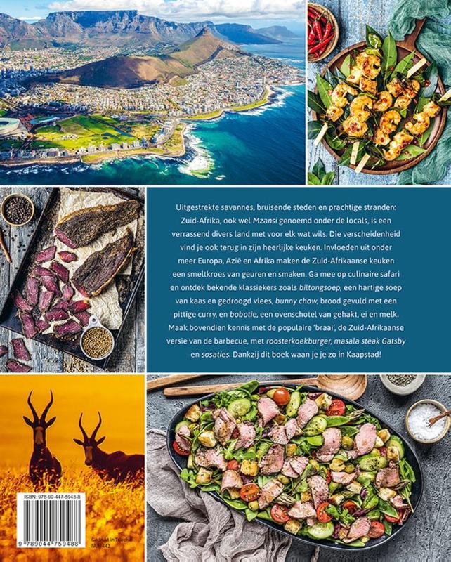 Achterkant van De authentieke Zuid-Afrikaanse keuken