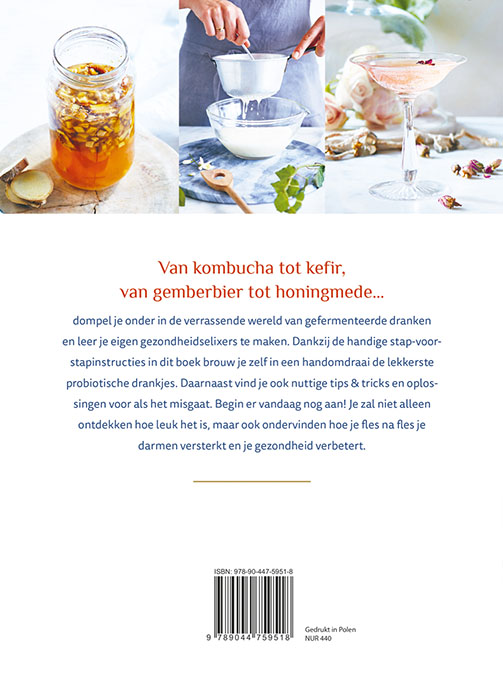 Achterkant van Zelf dranken fermenteren