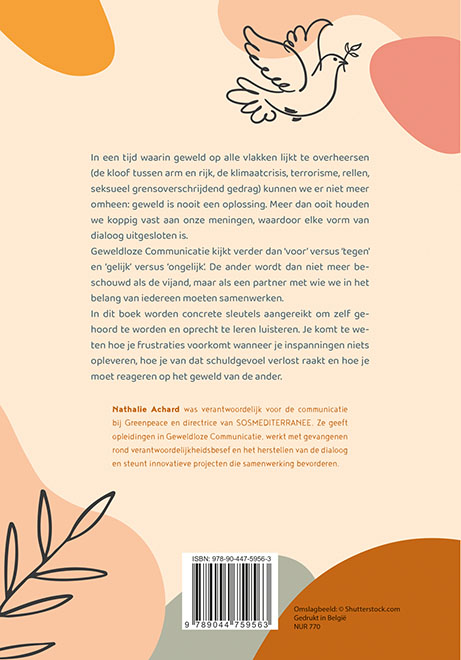 Achterkant van Geweldloze communicatie praktisch toepassen