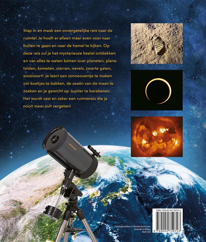 Achterkant van Alles wat je wilde weten over sterren & planeten