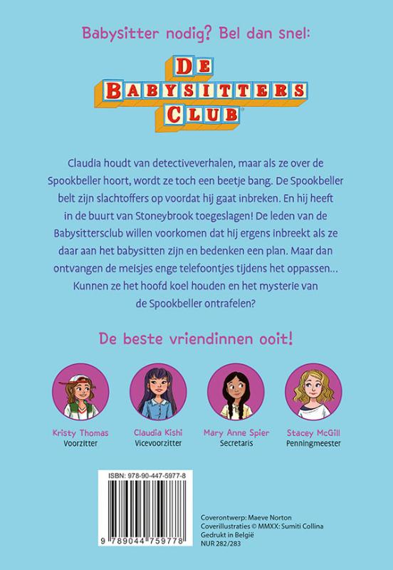 Achterkant van Claudia en de spooktelefoontjes