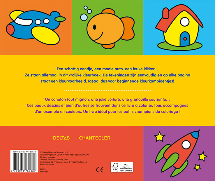 Achterkant van Kiddy Color (2-4 j.) / Kiddy Color (2-4 a.)