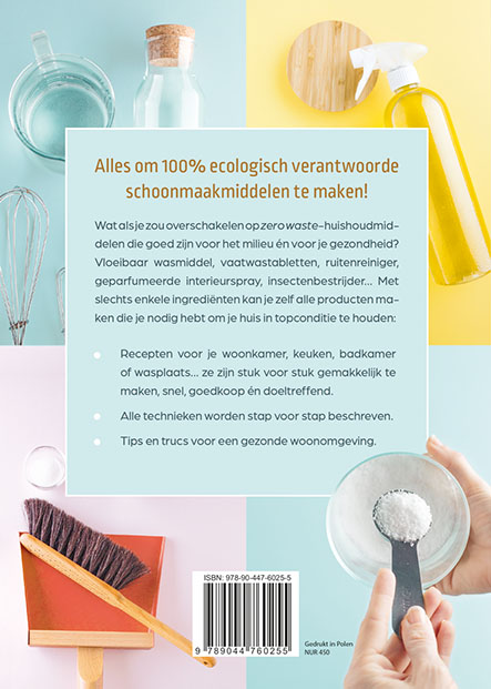 Achterkant van Natuurlijke schoonmaakmiddelen om zelf te maken