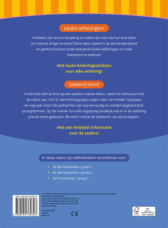 Achterkant van Speelse teloefeningen 5-6 jaar