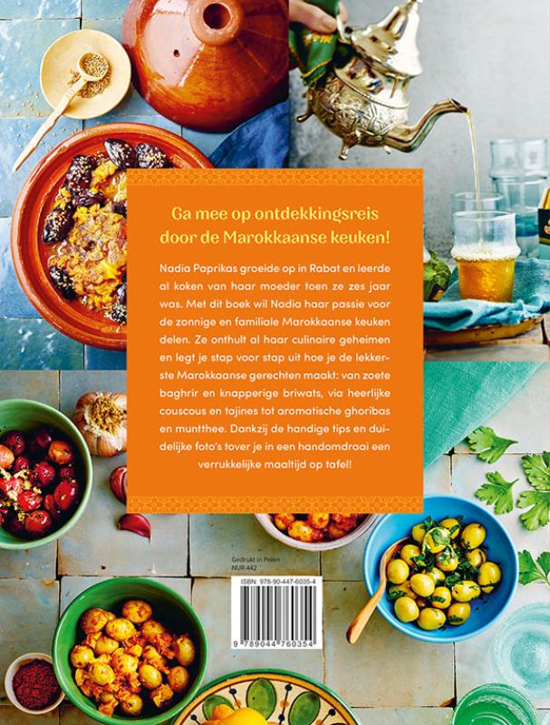 Achterkant van Eenvoudig en lekker Marokkaans koken