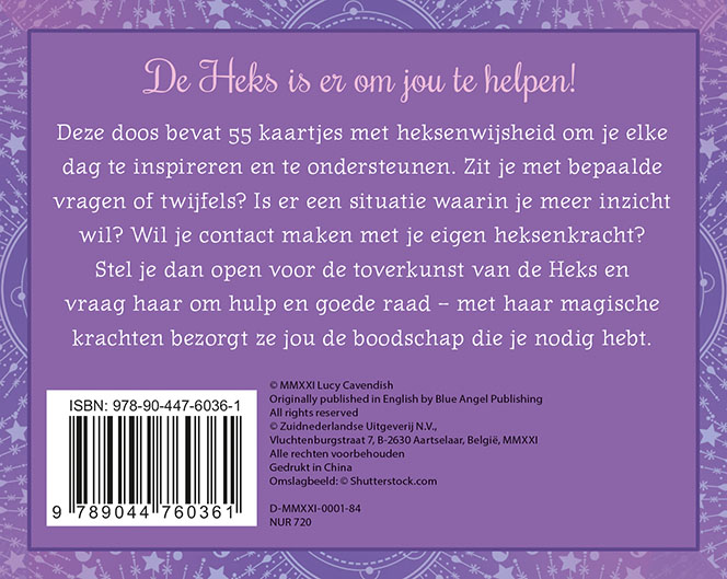Achterkant van Vraag raad aan de heks
