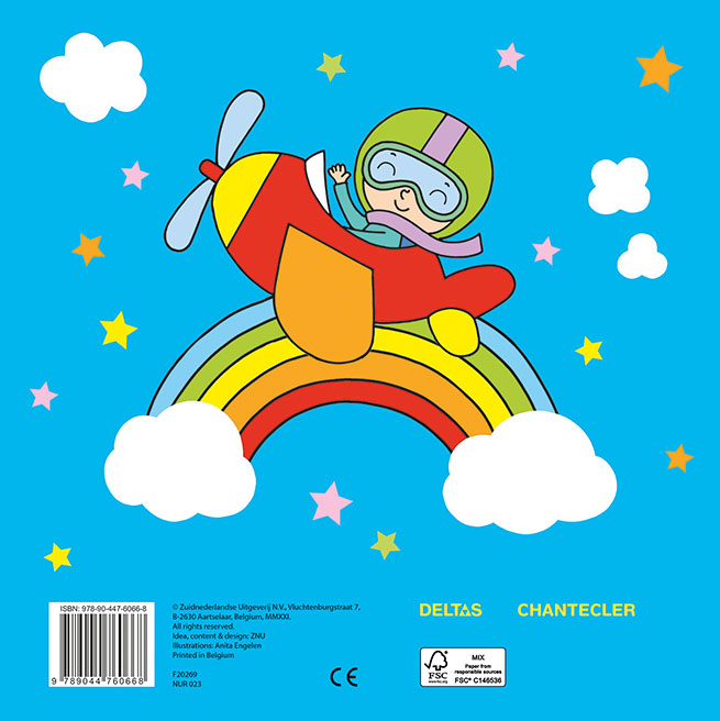Achterkant van Rainbow Color Fun