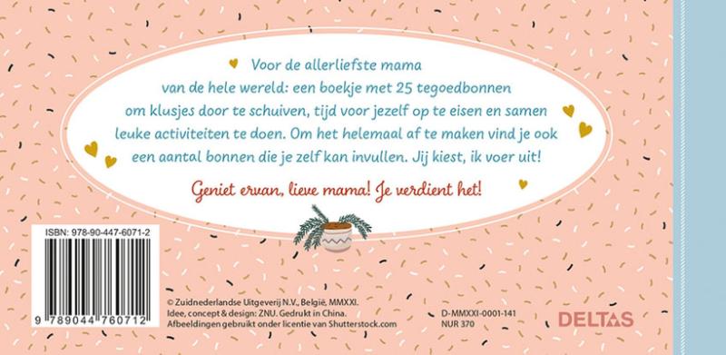 Achterkant van Originele tegoedbonnen voor de liefste mama