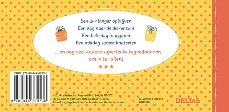 Achterkant van Supercoole tegoedbonnen om aan je kind te geven