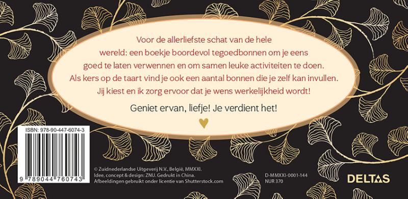 Achterkant van Voor mijn liefste schat 25 tegoedbonnen