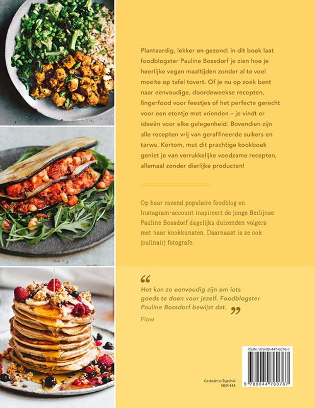 Achterkant van Verrukkelijk vegan