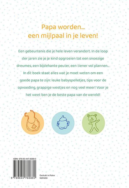 Achterkant van Zo word je een super papa