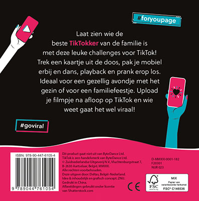 Achterkant van De coolste challenges voor TikTok