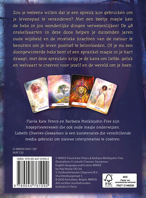 Achterkant van Wicca rituelen & bezweringen