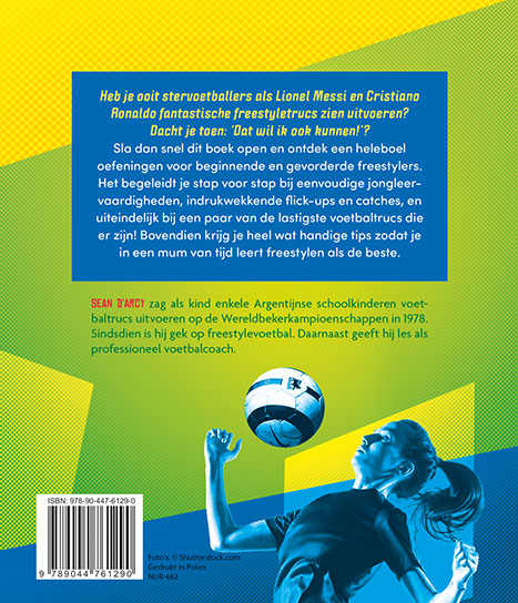 Achterkant van De coolste freestyle voetbaltrucs