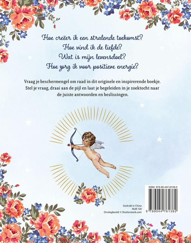 Achterkant van Vraag raad aan je beschermengel