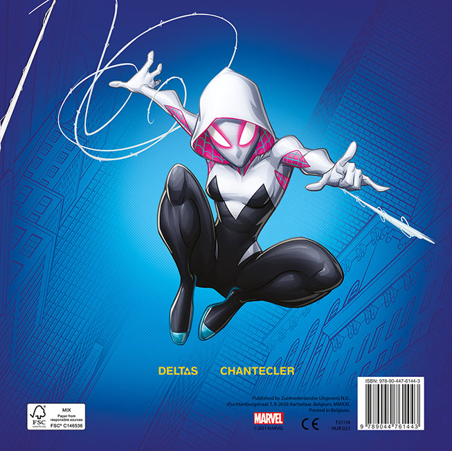 Achterkant van Marvel Spider-man Color Fun