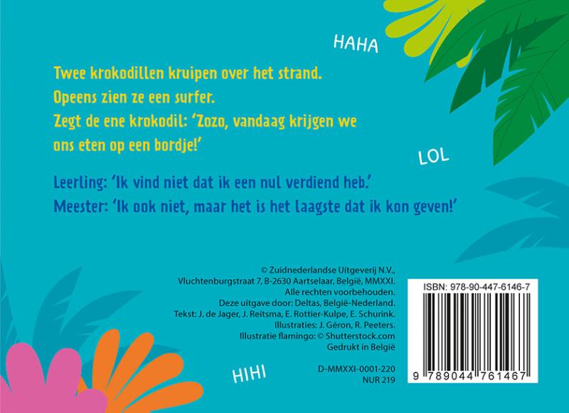 Achterkant van Het megaleuke moppenboek voor kinderen